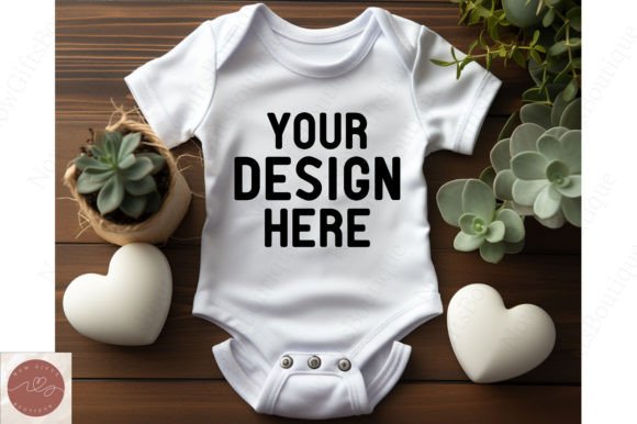 Bella Canvas 100b Baby Mockup 2: Graphics for Baby Amp