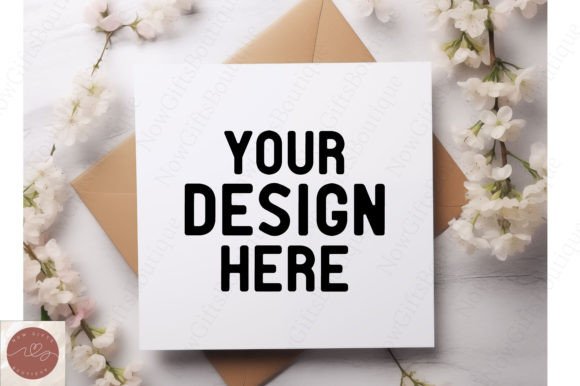 Christmas Card Mockup 10: Graphics for Invitations Amp