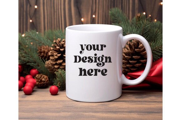 Christmas Mug Mockup: Graphics for Mugs Amp Sellers