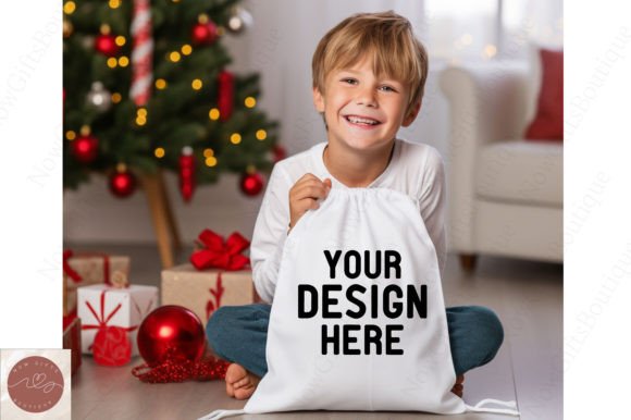 Christmas Santa Sack Mockup 16: Graphics for Christmas Amp