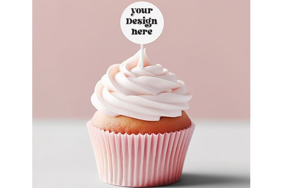 Cupcake Toppers Party Mockup: A Designer's Review