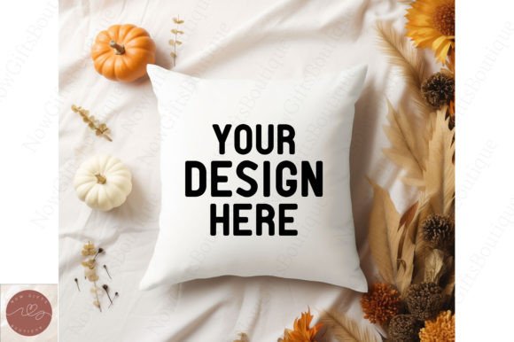Fall Pillow Autumn Mockup 10: Graphics for Pillows Amp