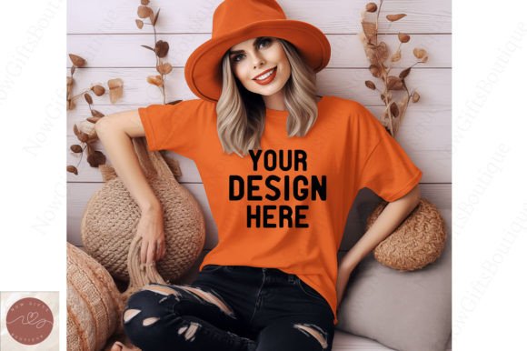 Halloween Graphics: Boho Gildan 5000 Mockup Review