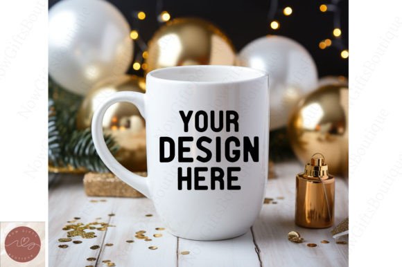 Happy New Year Mug Mockup 48: Graphics for Mugs Amp