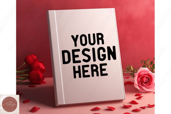 Review: Book Cover Mockup Valentine Mockup 26 for Embroidery