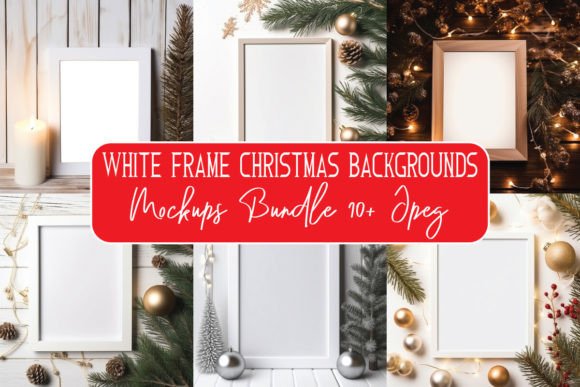 Review: Christmas White Frame Mockup Bundle for Holiday Embroidery
