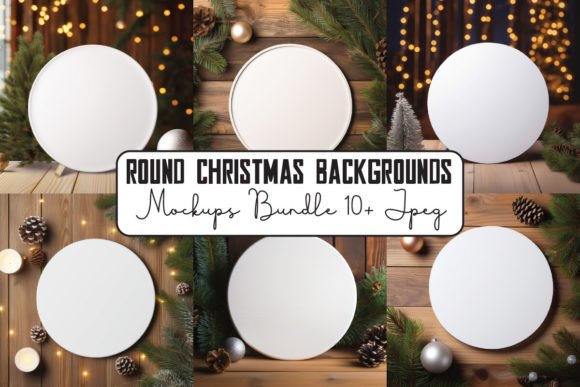 Review: Christmas White Round Mockup Bundle for Designers