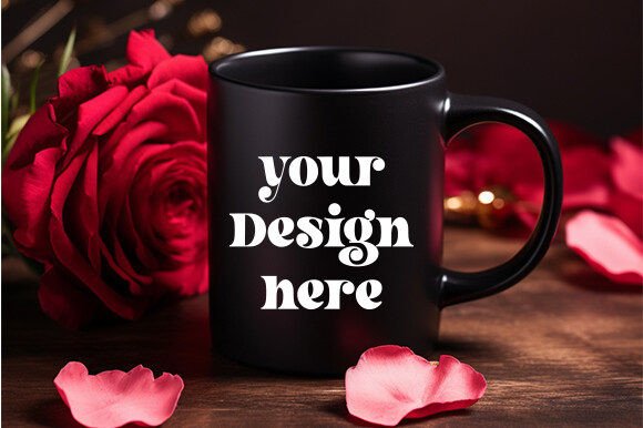 Review: Valentine's Day Black Mug Mockup 12 for Designers
