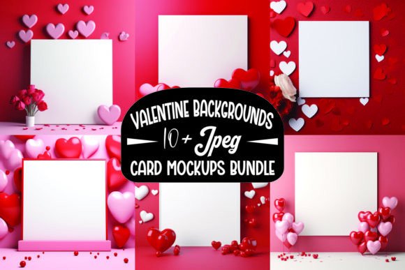 Valentine Backgrounds Card Mockup Bundle Review