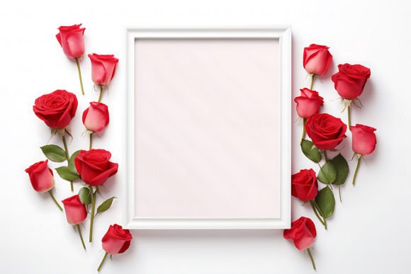 Valentine Frame Mockup: Graphics for Frames Amp