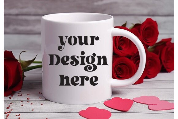Valentine's Mug Mockup 53: Graphics for Mugs Amp