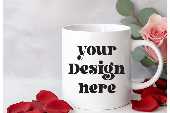 Valentine's Mug Mockup 70: Graphics for Mugs Amp
