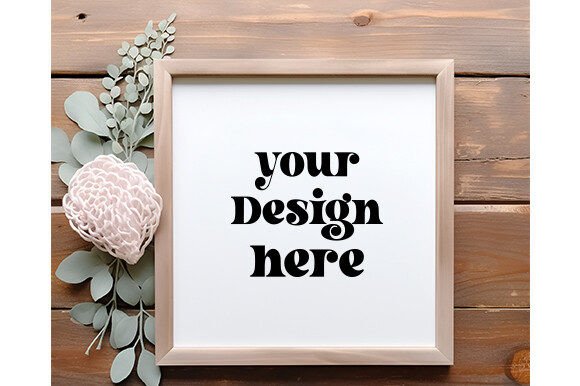 Valentines Day Frame Mockup: Graphics for Frames Amp