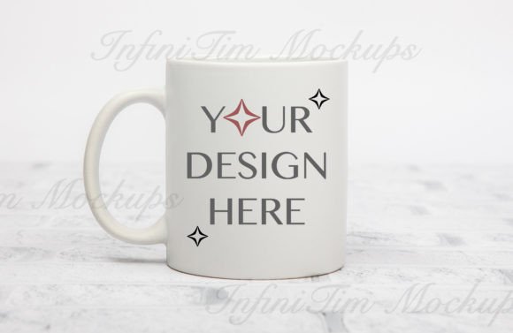 White Mug Mockup 11oz: Essential Graphics for Mugs Amp