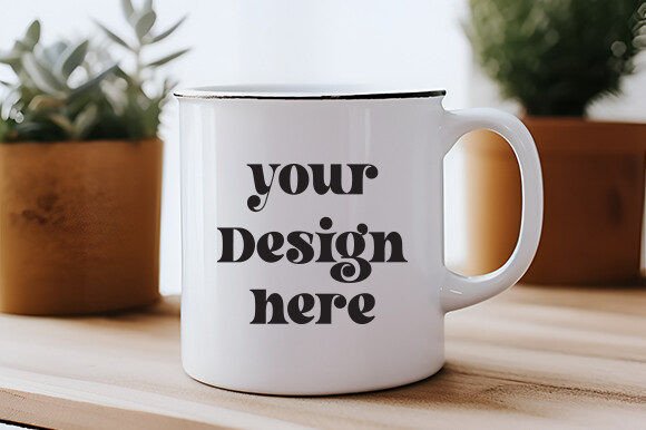 White Mug Mockup 23: Essential Graphics for Mugs Amp
