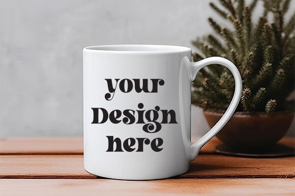 White Mug Mockup 34: Premium Graphics for Mugs Amp