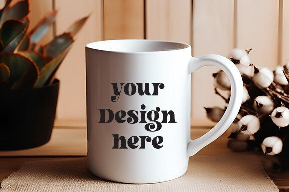White Mug Mockup 75: Essential Graphics for Mugs Amp