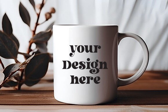 White Mug Mockup 78: Essential Graphics for Mugs Amp