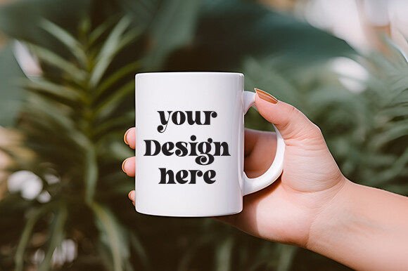 White Mug Mockup, Mug Mock Up 2: Graphics for Mugs Amp