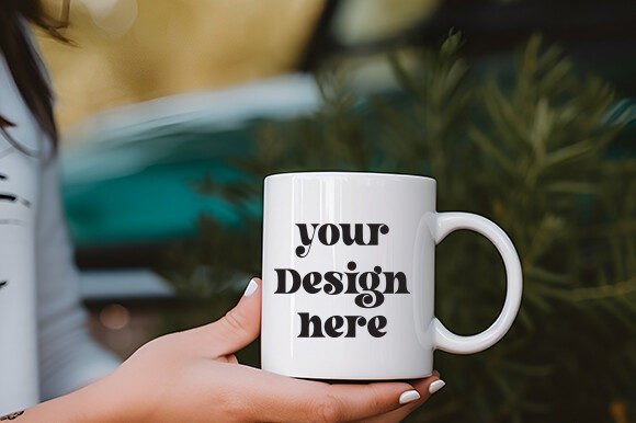 White Mug Mockup, Mug Mock Up 8: Graphics for Mugs Amp