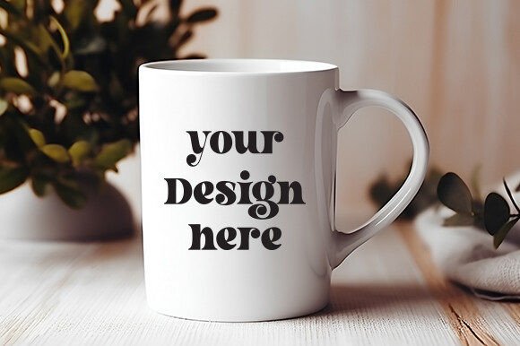 White Mug Mockup, Mug Mock Up 80: Graphics for Mugs Amp